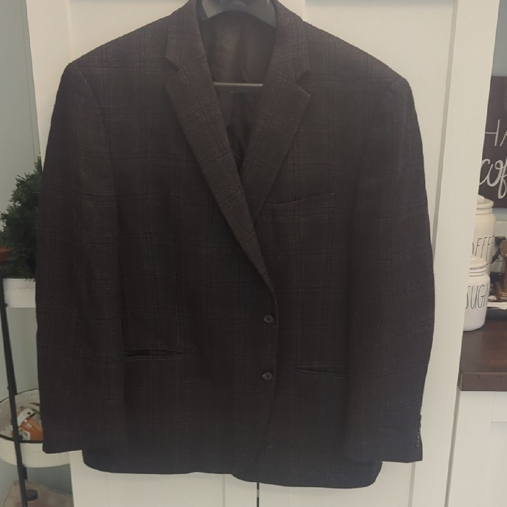 Lauren Ralph Lauren Brown Sport Coat with Classic Fit and Notched Lapels